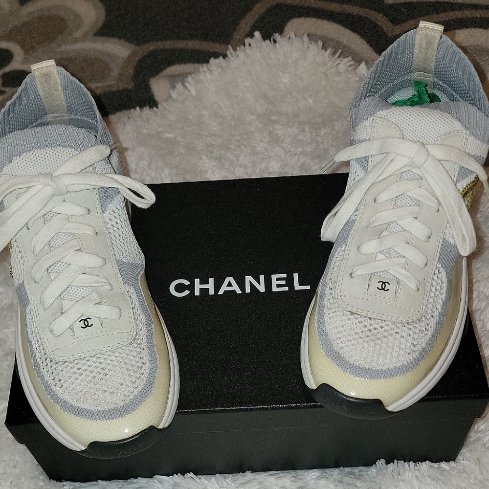 CHANEL Women's Authentic Trainers SUPERB!!! PREOWNED!!!